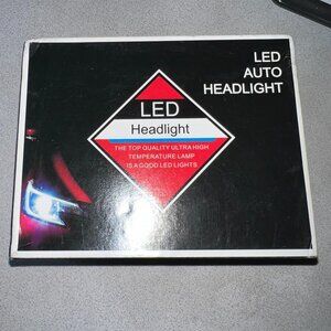 H1 LED Auto Headlight Bulbs Bright White Beam Replacement